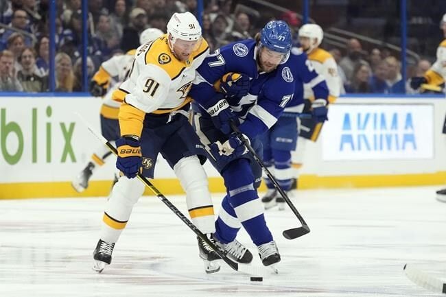 Steven Stamkos revient sur le terrain du Lightning de Tampa Bay